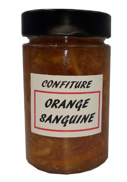 Confiture orange sanguine écorce