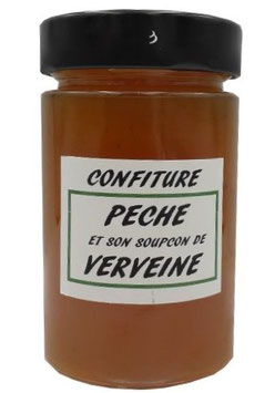 Confiture pêche verveine