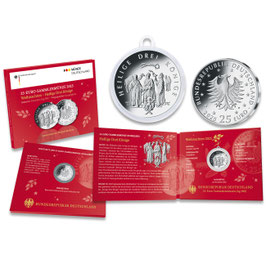 25-Euro-Silbermünze 2025 "HEILIGE DREI KÖNIGE" Spiegelglanz