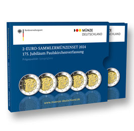 2 Euro Münze 2024 "175. Jubiläum Paulskirchenverfassung" Spiegelglanz