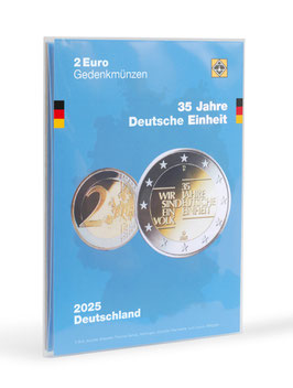Münzkarte 2€-Münze 2025 "35 Jahre Deutsche Einheit"