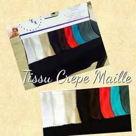 tissu crêpe maille lycra épais solton au mètres