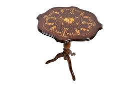 Tavolino intarsiato mod margherita