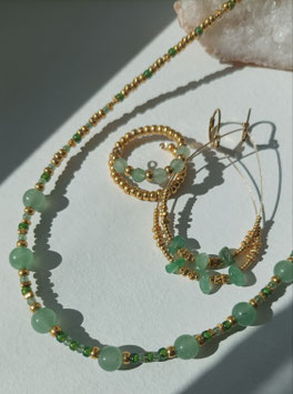 Boucles d'Oreilles NATURE -  Aventurine