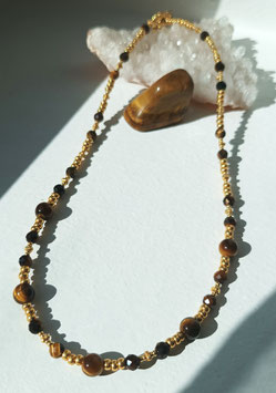 Collier TIGRE - Oeil de Tigre