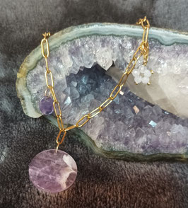 Collier "AMY" Améthyste