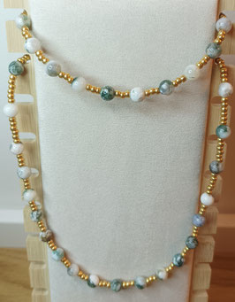 Collier EDEN - Agate Arbre