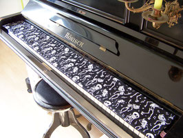 Tastenläufer Halloween für Klavier Keyboard Piano Flügel Längenwahl x Breite 15,5 cm Tastaturabdeckung Klavierabdeckung Tastatur
