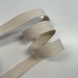 Gurtband Baumwolle / Natur / 3cm breit