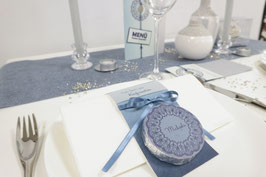 Tischkarte und Serviettenring