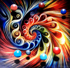 Renato Natale Chiesa - Sfere con vortice