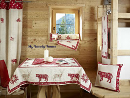 Galtex Tischläufer Monte Rosa 45x140cm Country Landhaus Hirsch