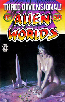 Vintage 3-D Alien Worlds Comic