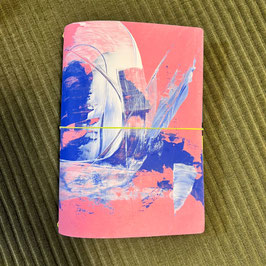 Jahresbegleiter 2026 //  A5 - Soft Acryl rosa blau weiß