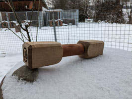 Apportierholz „Eiche/Esche" mit Leder
