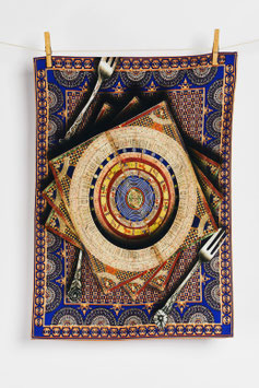 TORCHON ASSIETTE CÉRAMIQUE