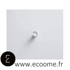Poussoir à levier en aluminium blanc