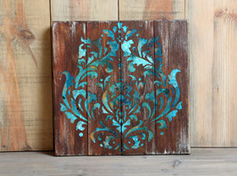Stencil Painted Timber