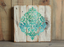 Stencil Painted Timber