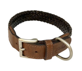 Da Vinci Lederhalsband geflochten