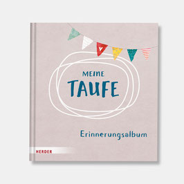 grosses Erinnerungsalbum, WARMGRAU - zur TAUFE - nicht nur für die Babytaufe