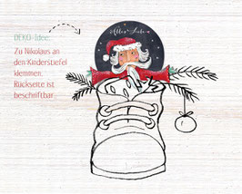 Dekofigur Nikolaus oder Weihnachtsmann