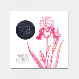 Wandkalender 2026 BAUERNGARTEN Kalender zum beschriften 21 x 42 cm (offen)