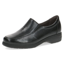 Caprice Slipper mit Sportboden Softleder Schwarz Weite G-H