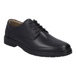 Josef Seibel Herrenschuh Schnürrer Softleder Schwarz Weite K