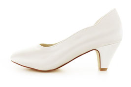 Brautschuh Premium Pumps, Satin Ivory, 50mm, Brautschuhe NEUE GABOR PUMPS ROSEFARBEN in 74722 Buchen (Odenwald) for