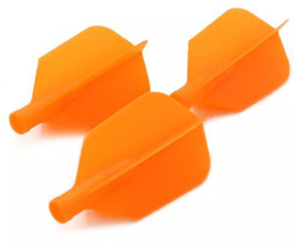 Dart Flights, Slim, solid, orange