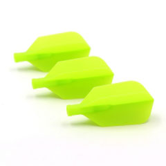 Dart Flights, Slim, solid, Green