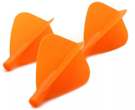 Dart Flights, Kite, solid, orange
