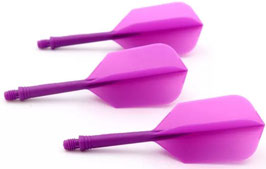 Rost Integrated dart Flight, Solid , purple size M