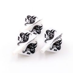 Dart Flights, Standard, flower, White