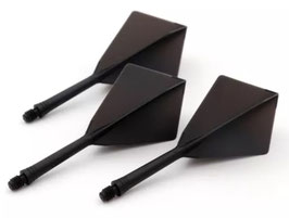 Rost Diamond Integrated dart Flight, Solid , Black size M