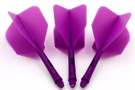Shape Integrated dart Flight, Solid, Purple, Size L