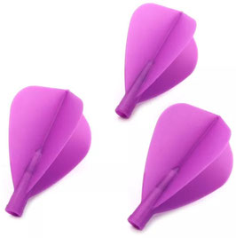 Dart Flights, Kite, solid, violette