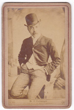 Charles Cartwright "The Bells of Haslemere" CDV and signed note