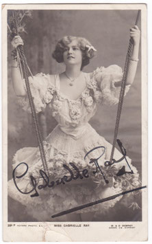 Gabrielle Ray. Rotary 391 F. Signed postcard