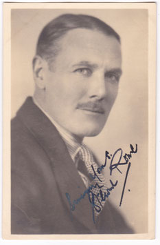 Stewart Rome. Signed postcard