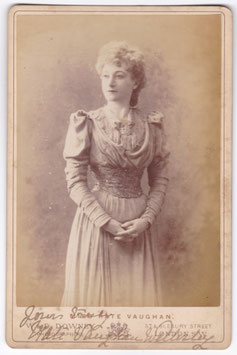 Kate Vaughan. W & D Downey. Signed cabinet photo