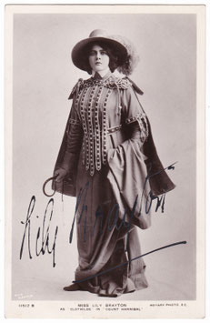 Lily Brayton " Count Hannibal" Rotary 11512 B. Signed postcard