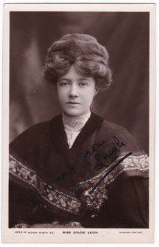Gracie Leigh. Rotary 1694 H. Signed postcard