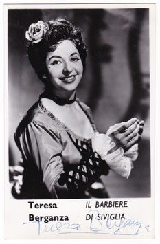 Teresa Berganza "The Barber Of Seville" Signed photo