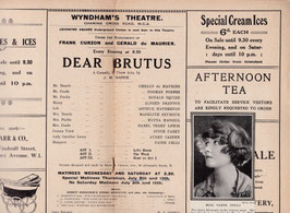 Dear Brutus. Gerald Du Maurier, Norman Squires, Mabel Terry Lewis, Joyce Carey, Faith Celli. Wyndham's, 1922