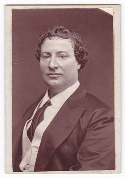 Henry Sinclair. Woodburytype CDV. Motif on reverse