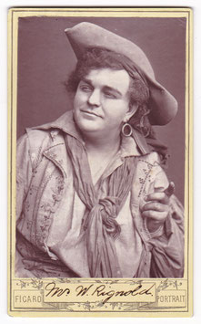 William Rignold "The Two Orphans" Olympic Theatre. Figaro portrait CDV