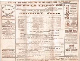 Jedbury, Junior. Frederick Kerr, Arthur Playfair, Gilbert Farquhar, Elsie Chester, Eva Moore, Maude Millett. Terry's, 1896