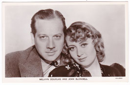 Melvyn Douglas and Joan Blondell. Film Partners P 245